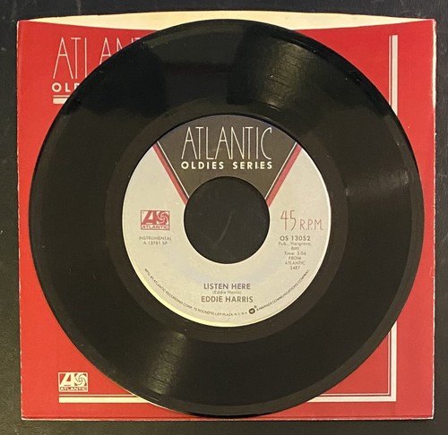Eddie Harris Herbie Mann Listen Here Memphis Underground Vinyl 45 (VG+) OS13052 - Picture 2 of 3