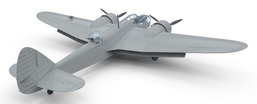 BRISTOL BLENHEIM Mk.IVF - AIRFIX 1/72 PLASTIC KIT - Foto 2 di 3