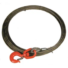 LIFT-ALL 38WISX150 Steel Winch Cable with 4,800 lb Working Load Limit , 150 FT