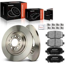Brake Discs & Brake Pads Rear for Jeep Cherokee KL 2013- 4779886AB 68225301AA
