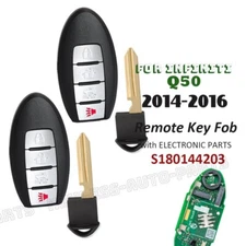 2x S180144203 for Infiniti Q50 2014-2016 OEM Parts Remote Key Fob KR5S180144203