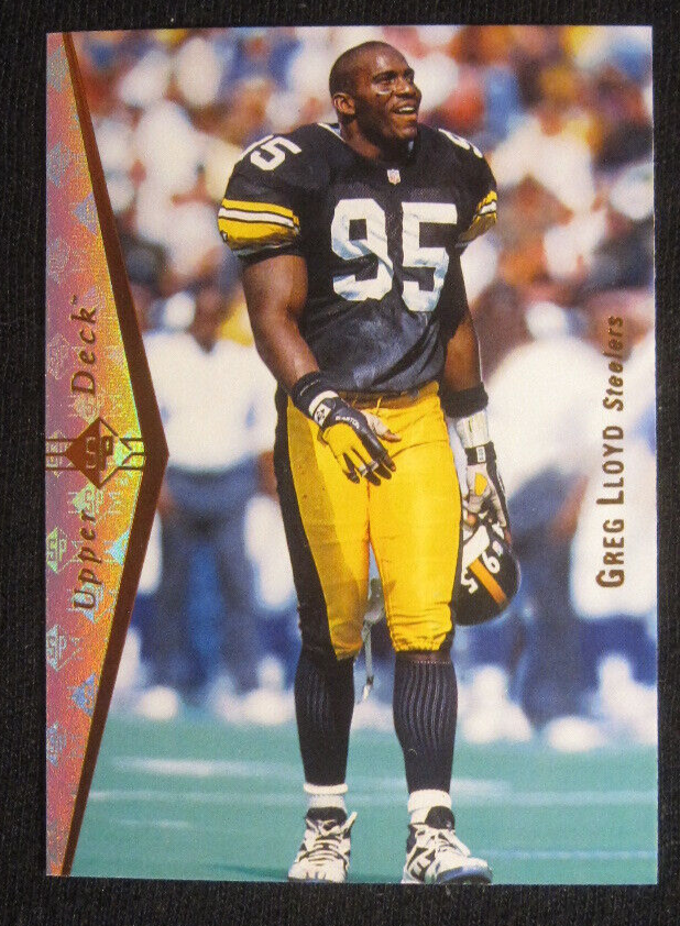 Greg Lloyd Pittsburgh Steelers Upper Deck 1995 SP NFL Card | eBay