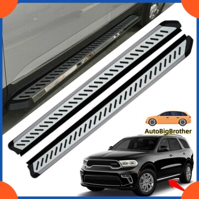 Fits For Dodge Durango 2018 2022 2023 Nerf Bars Pedal Side Steps Running Boards