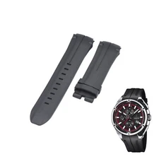 Chrono Bike F16882-8 20mm Black Rubber Strap For Festina