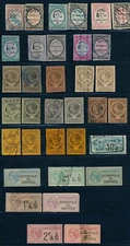 France revenue stamps, (34) Connaissements, Bill of Lading 1872-1892 $110+ CV