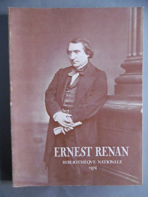 RENAN Ernest Katalog BNF 1974 Religionen Geschichte Bretagne Tréguier Fotos