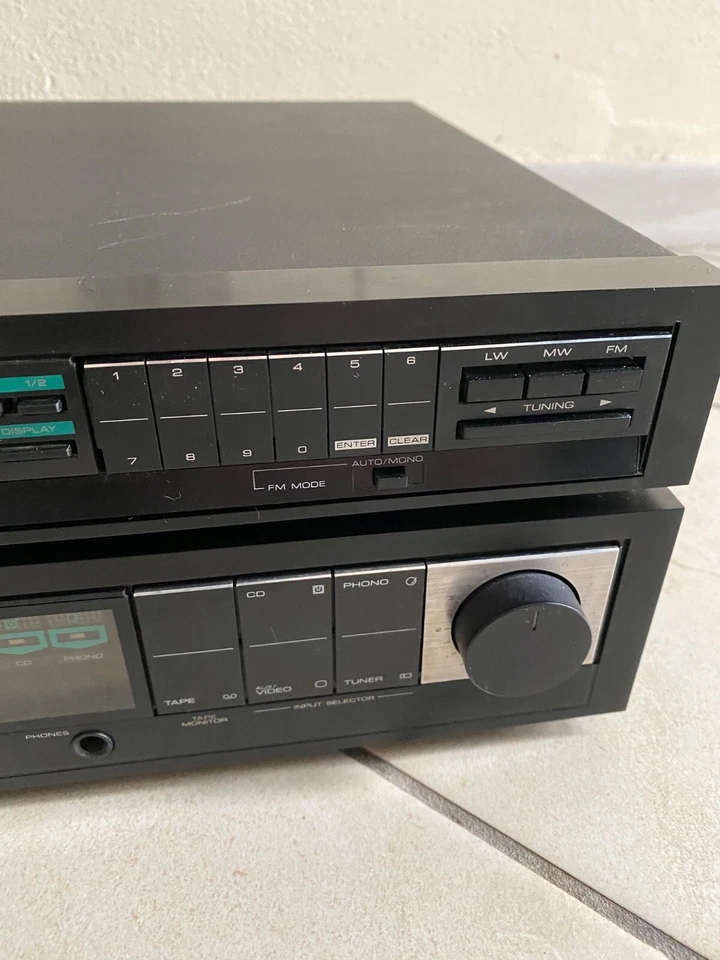 ULTRA RARE VINTAGE KENWOOD TUNER STEREO T-3LS + AMPLIFICATORE A-5S - Imagem 4 de 4