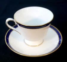 Beautiful Spode Consul Cobalt Cup And Saucer