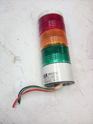 PATLITE LES-AW Stack Light Tower PMT Red/Amber/Green 24V Ac/DC 0.6W/1 Stack