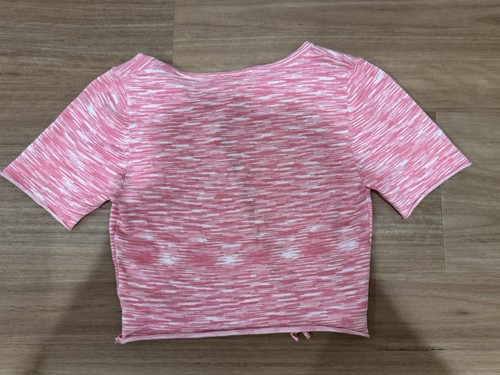 GLASSONS Pink Glassons button up crop top #croptop Size S: - Picture 6 of 7