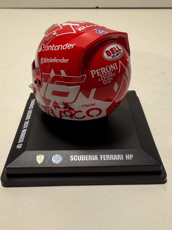 Charles Leclerc 2024 Looksmart Italian GP Helm Ferrari Formel1 F1 1:5 1/5 Modell - Bild 3 von 4