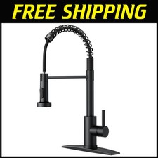 Stainless Steel Single Handle Spring Kitchen Faucet