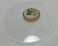 THICK GLASS POCKET WATCH CRYSTAL NEW OLD STOCK 20 6/16 WATCHMAKER PART G20