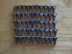 50-- 2 OUNCE HATTERS FISHING SINKERS NEW