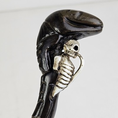 Noble Collection Harry Potter Death Eater Snake Wand Skull w/ Name Clip & Box