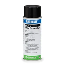 MAGNAFLUX WCP-2 Contrast Paint, 12.1 oz, Aerosol Can 6WZT5