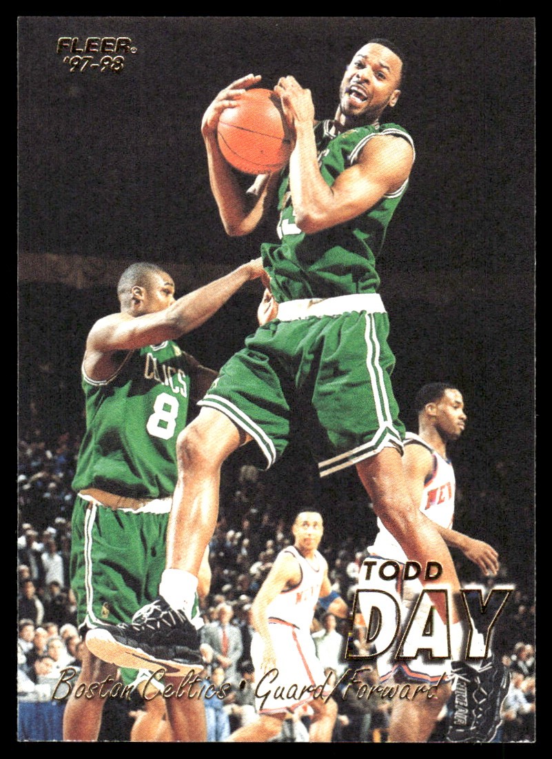 Todd Day 1997-98 Fleer #118 Boston Celtics NBA READ FREE SHIPPING AutographDen