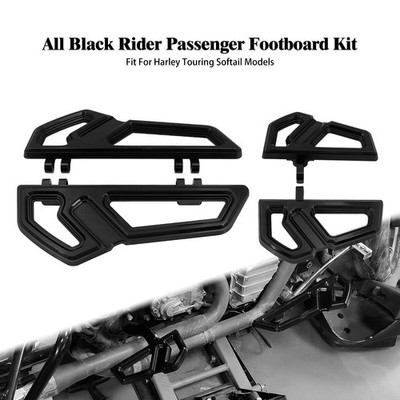 Driver Passenger Floorboards Footpeg Foot Pegs Pedals For Harley Touring 86-25