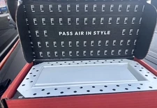 Fittes DWALL4X10SWH Flush Wall Vent Luxe 4 in. W. x 10 in White Heating Cooling