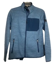Ascend Better Sweater S/P Blue/Navy  Fleece Lined Jacket Full Zip Gorp Core VTG