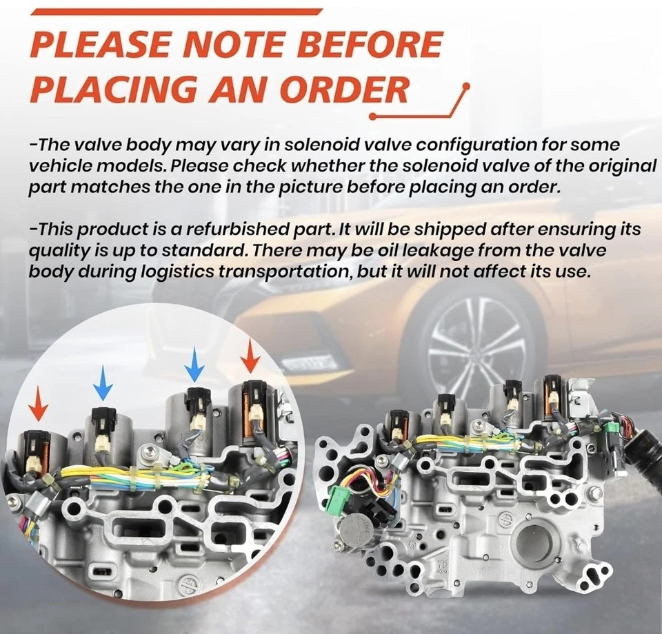 Corpo da válvula RE0F11A JF015E CVT para Nissan 2013 e UP Sentra (1.8L) Versa (1.6L) - Imagem 3 de 4