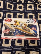 2009 Star Wars Clone Wars Y-WING BOMBER Rebels Fighter Vehicle Damaged Box