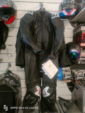 Tuta moto pelle intera Spyke in canguro taglia 50/52/54