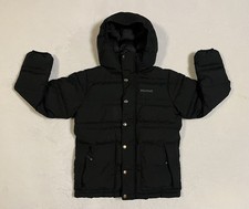 Boys Kids Marmot 700 Fill Down Warm Black Winter Coat Jacket Youth Medium M