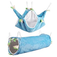 Rabbit PlayTunnel Hammock Hamster Tunnel House Furniture Pet Scratchproof House