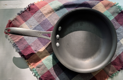 VINTAGE Set di 3 Calphalon: 141 4 QT Pot, 1388 8" Skillet, 8702 1/2 2 1/2 QT Pot - Foto 12 di 16