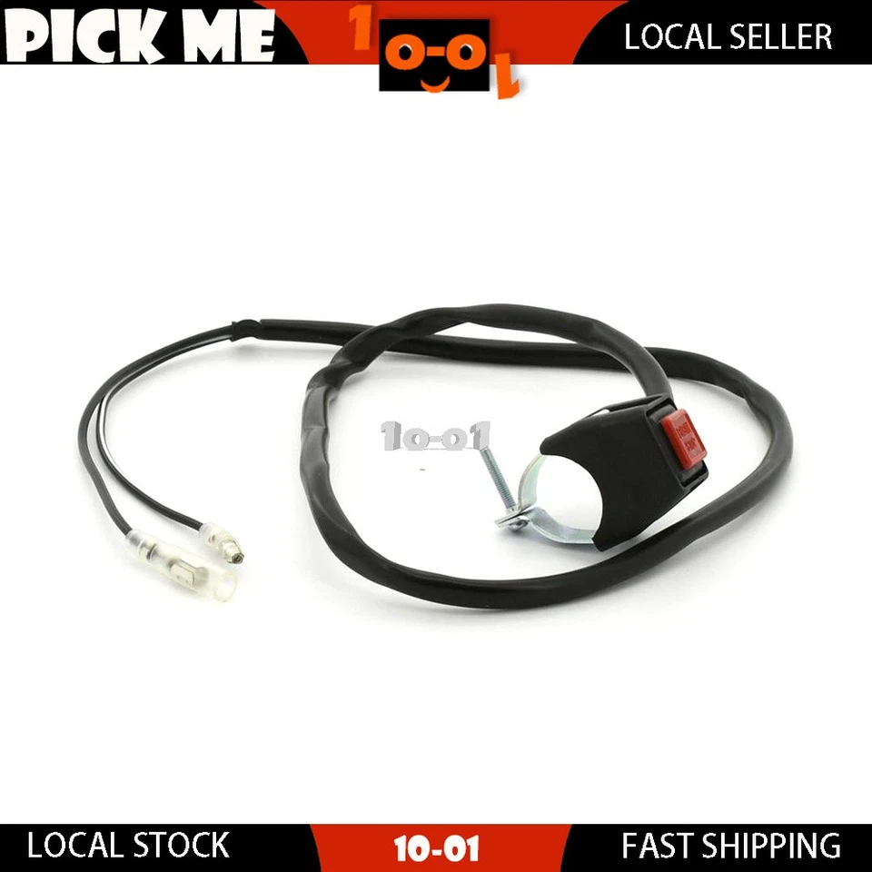 Motorcycle Kill Button kill Switch Fit Yamaha WR500Z 1992 1993 - Image 4 of 4