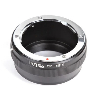 FOTGA Objektiv Adapter Ring für Contax Yashica CY auf Sony E Mount A7III A9 NEX-7 NEX