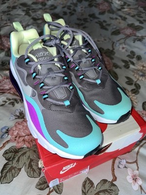 Size 7 (GS) - Nike Air Max 270 React Low Gunsmoke Aurora Violet