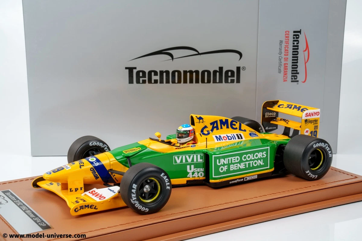 ミニカー MINICHAMPS BENETTON B192 M.SCHUMACHER Minichamps 1:18 Schumacher 1992 Belgian GP Benetton B192 Diecast
