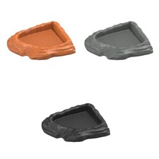 Terrarium Bowl Tortoise Water Food Bowl Reptile Bathing Pool