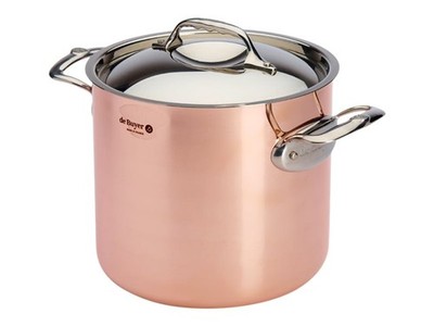 De Buyer Prima Matera extra high copper/stainless steel pot 20cm ind. Pot / 6244.20