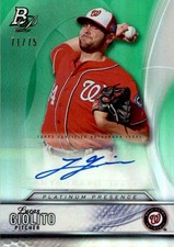 Lucas Giolito 2016 Bowman #PPA-LG Platinum Presence Auto 71/75 2