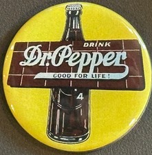 Drink Dr. Pepper Refrigerator  Magnet 2 1/4” Safe Magnet