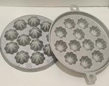Kuih Bahulu Aluminium Mold Sponge Cake Muffin Mould 12 Flower - FREE SHIPPING!