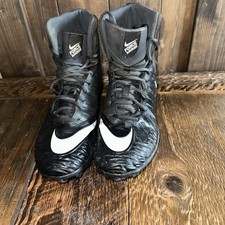 Nike Force Savage Pro 2 Black/White Football Cleats Men’s Size 8 AH4000-002
