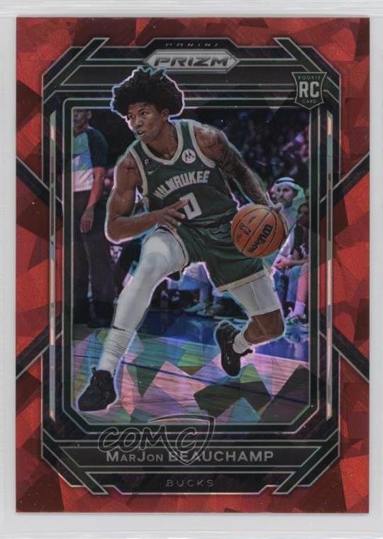 2022-23 Panini Prizm Red Ice Prizm MarJon Beauchamp #268 19pj
