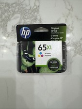 Genuine HP 65XL N9K03AN Tri Color Ink Cartridge New HP 65 XL exp 10/2022