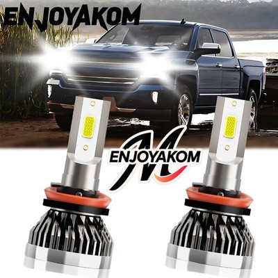 For Chevrolet Silverado 1500 2023-2024 LED Headlight High Low Beam Bulb Combo