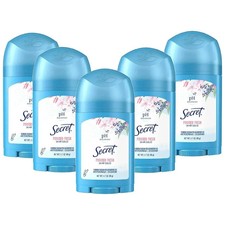 5 Packs Secret Invisible Solid Antiperspirant and Deodorant Powder Fresh 1.7 oz
