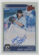 2018 Panini Donruss Optic Holo Prizm Brent Honeywell #RPS-BH Auto v1x