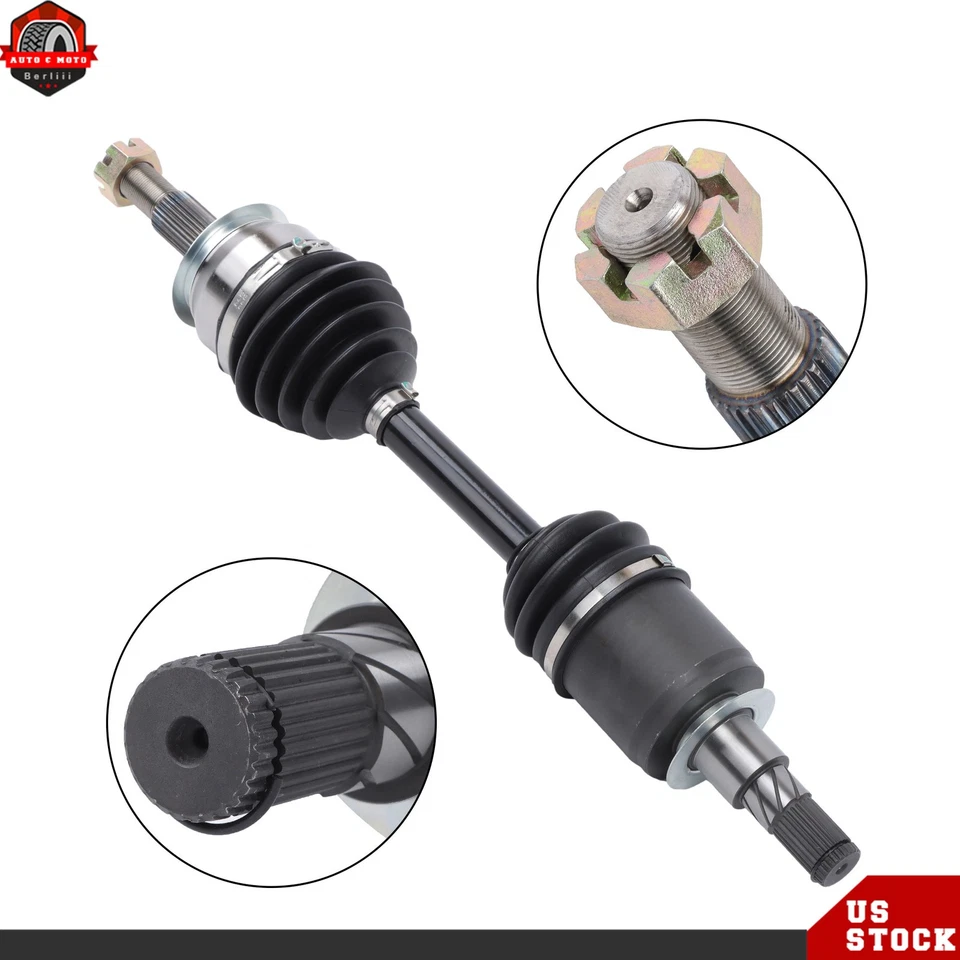 Conjunto de eje CV delantero 2 piezas para Nissan Frontier Pathfinder Xterra Suzuki Equator Foto 3 de 4