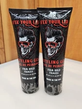 Fix Your Lid Styling Gel Firm Hold 8.5 Oz Lot Of 2 