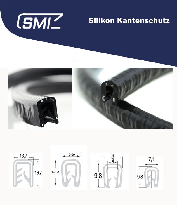 SMI KS-TPE3-5W Kantenschutzprofil Kederband Profil Klemmprofil - Foto 7