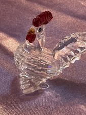 Swavorski Crystal Rooster-No Original Box