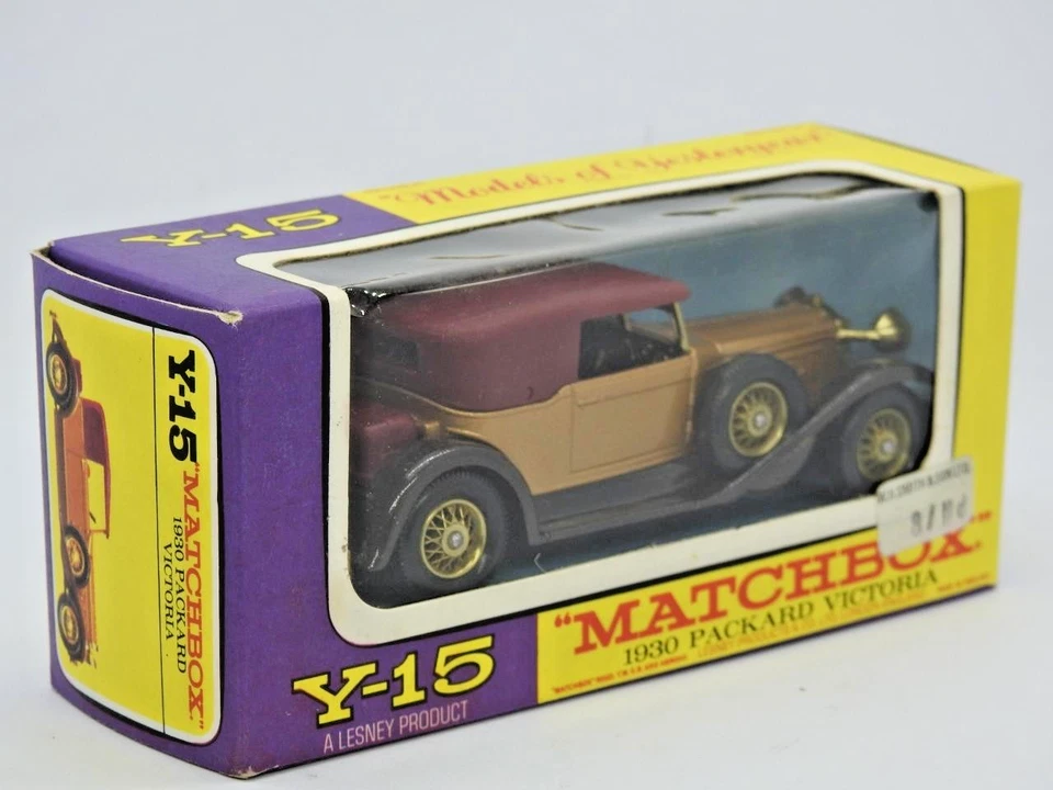 LESNEY MATCHBOX 1969 BOXED MODELS OF YESTERYEAR 1930 PACKARD VICTORIA Y15-2 MINT - Image 4 of 4